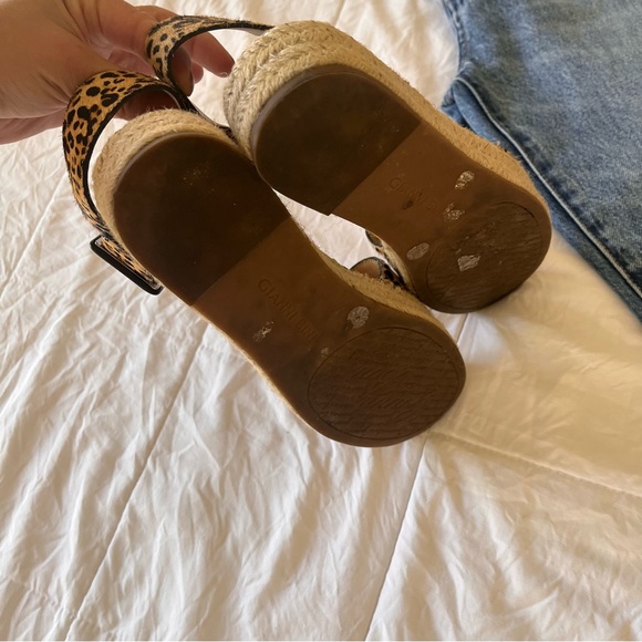 Gianni Bini‎ Platform Sandals Size 8 Cheetah Print - Picture 8 of 8